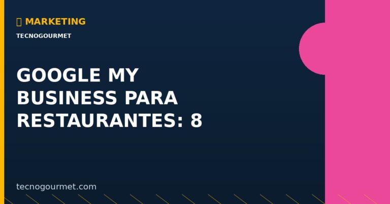 Google My Business para Restaurantes