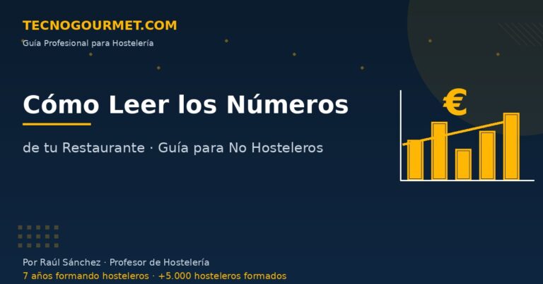 Cómo leer los números de tu restaurante - Guía finanzas